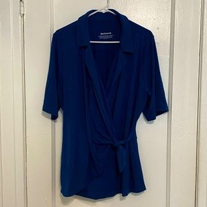 Betabrand Notch Collar Tee XXL